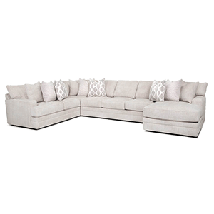Franklin Corporation - Adler 4 Piece Sectional - Hybrid Cream
