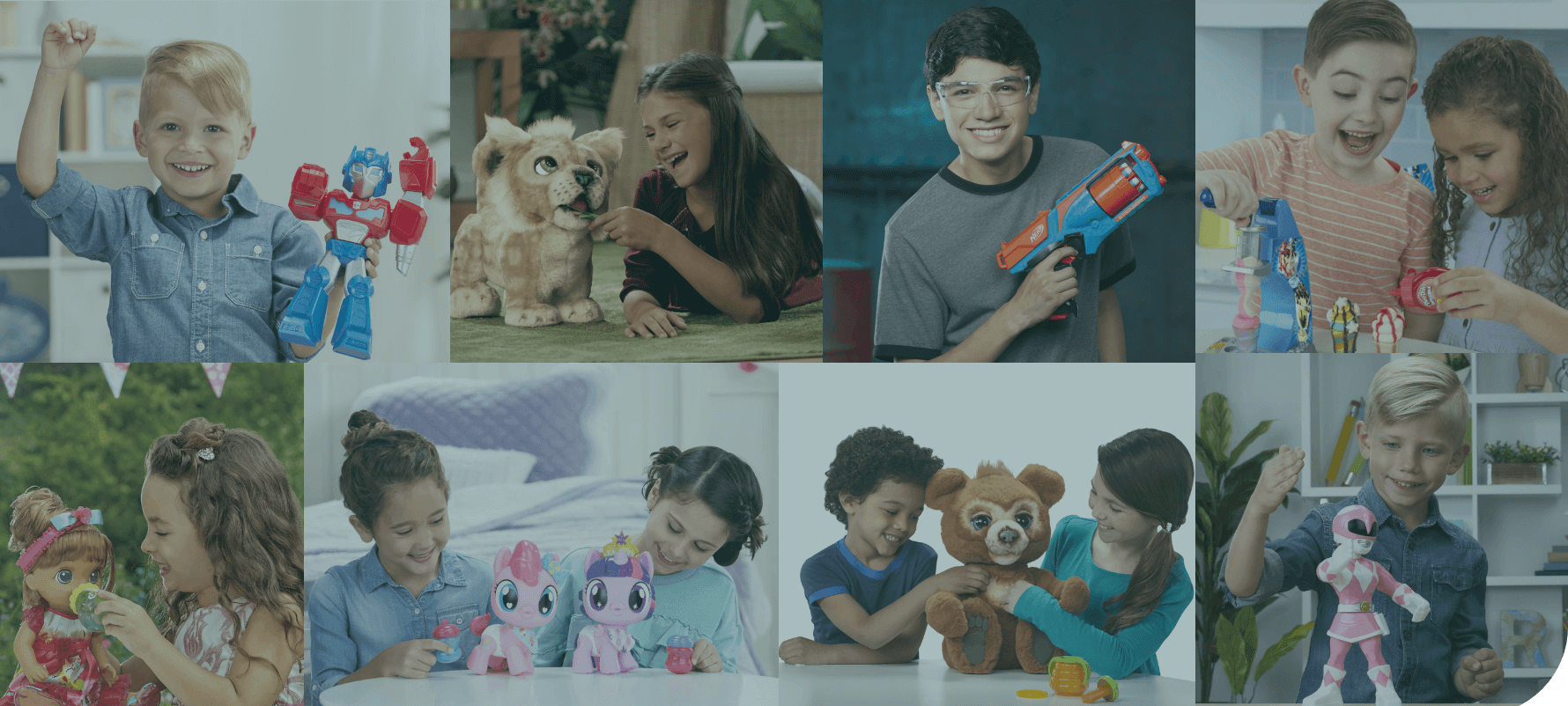 Hasbro Kids with Toys