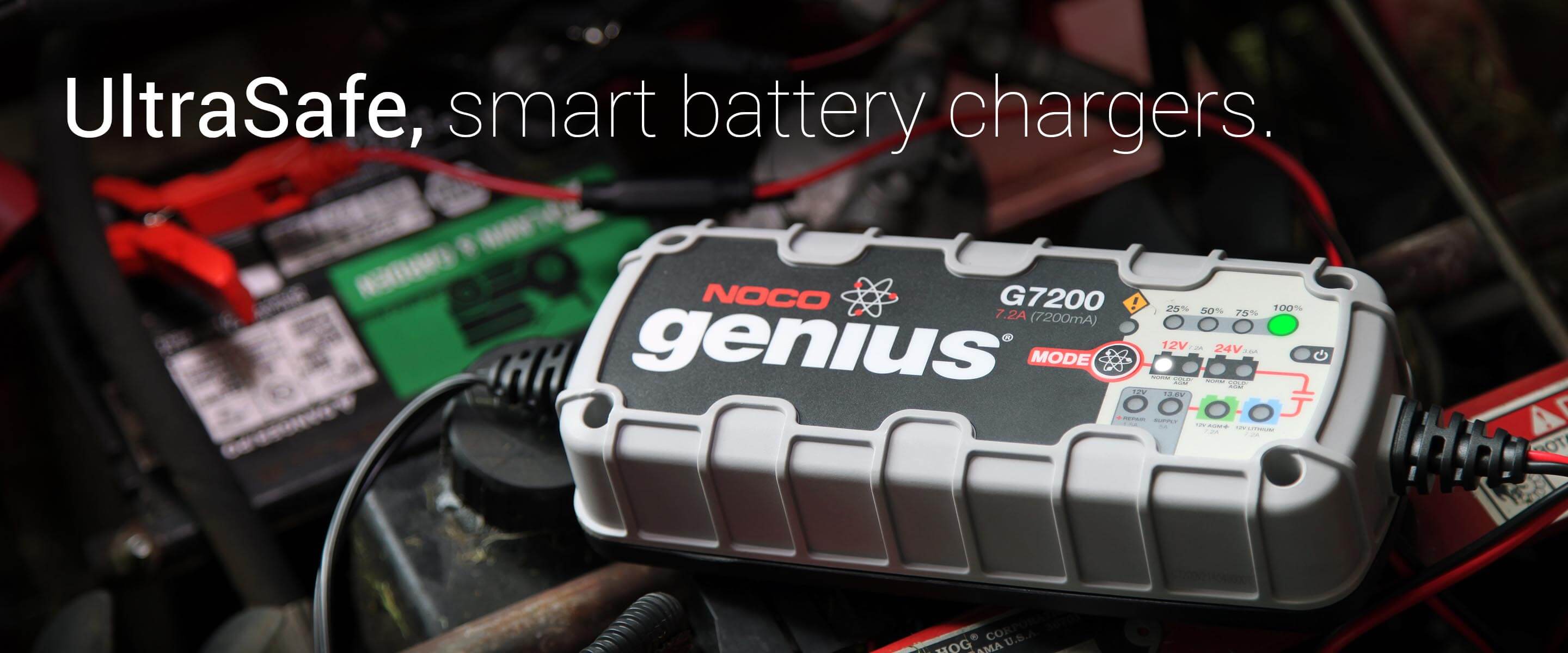 UltraSafe, smart battery chargers