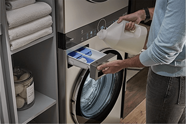 LG Studio Loading WashTower with Detergent