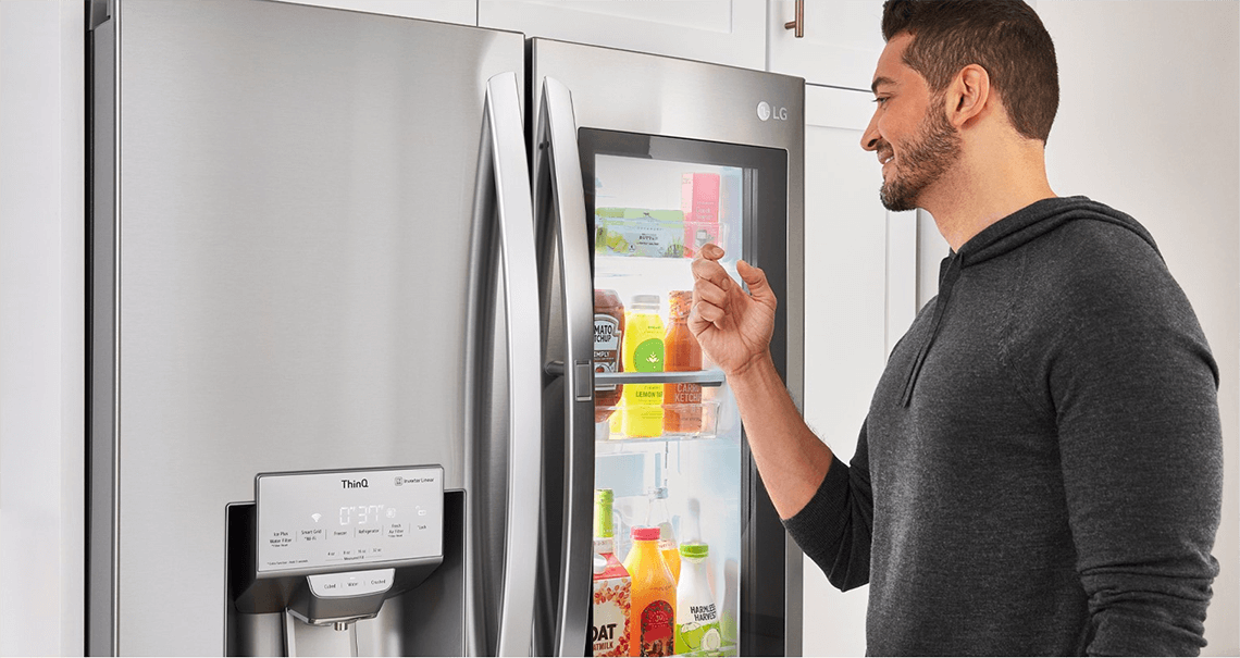 LG Experience LG refrigerators with InstaView and Door-in-Door design