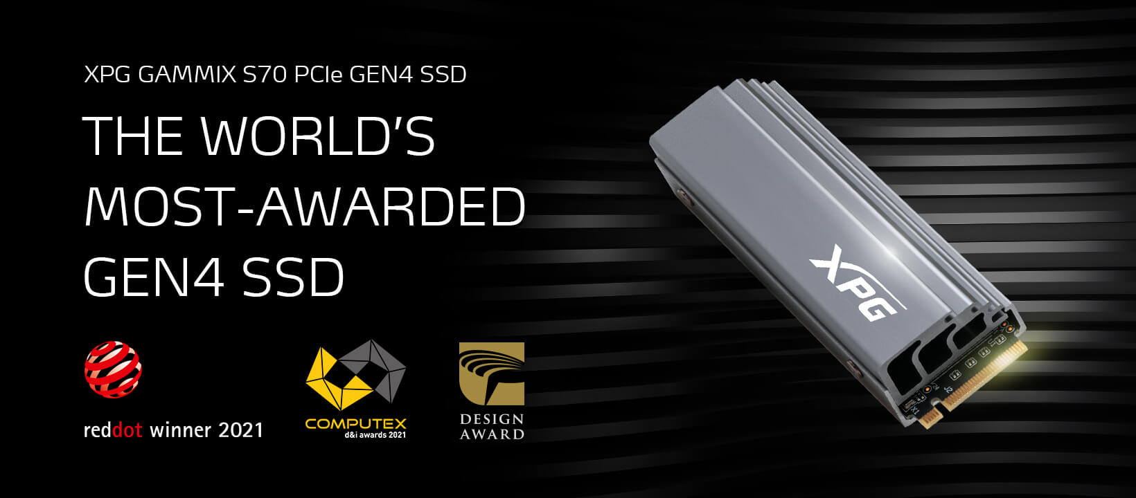 XPG The World's Most-Awarded GEN4 SSD