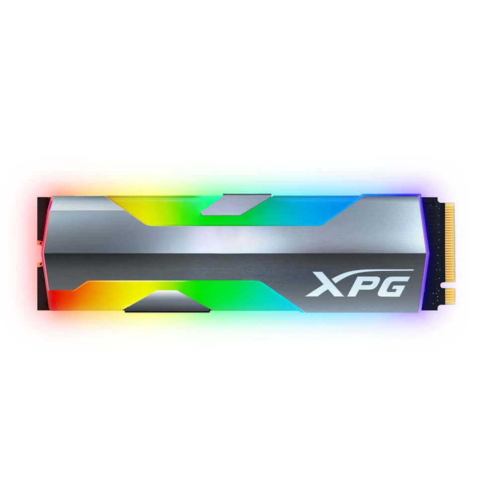 XPG Portable Hard Drive with neon lights