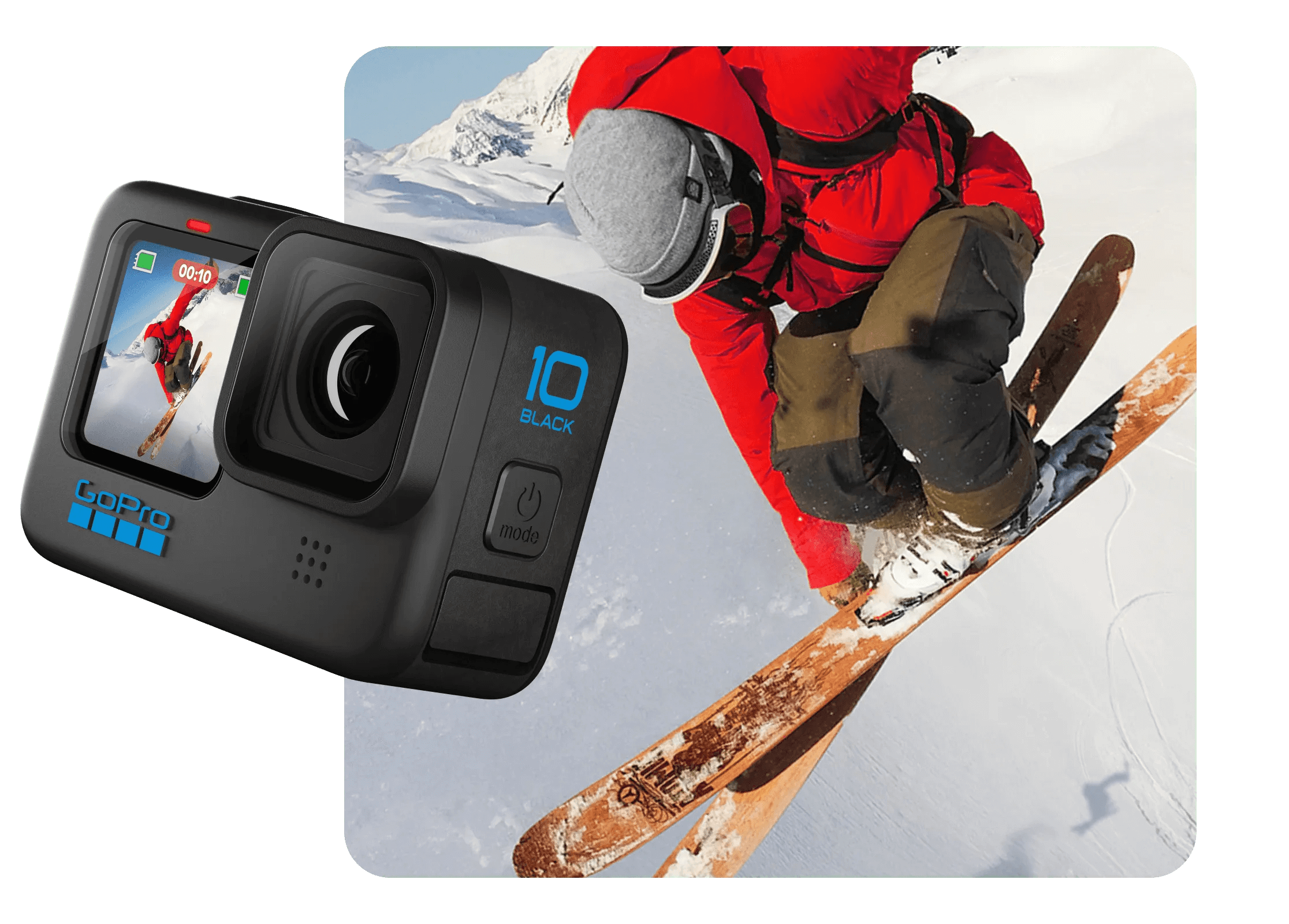 Skiing with the GoPro Hero 10