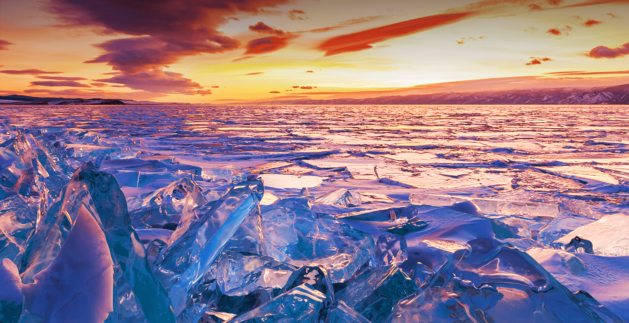 LG Ice Sunset