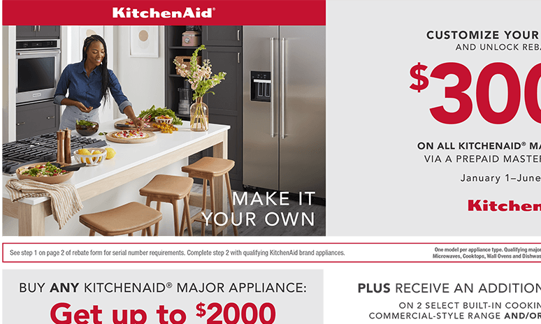 Rebates Image - KitchenAid Customize Your Collection