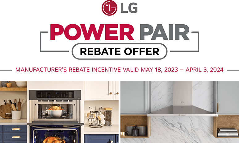 Rebates Image - LG Power Pair Rebate Offer