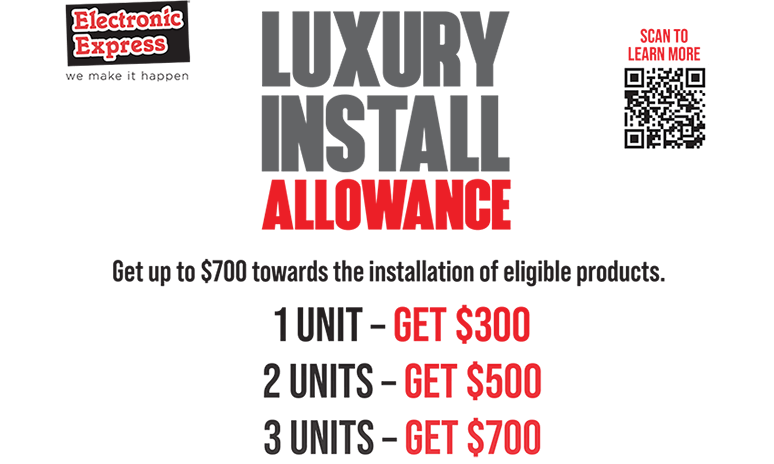 Electronic Express Luxury Install Allowance Rebates Image