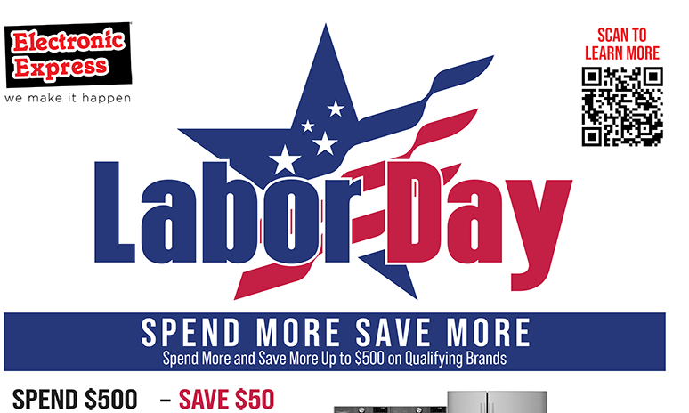 Labor Day Spend More Save More Appliances Rebate Rebates Image