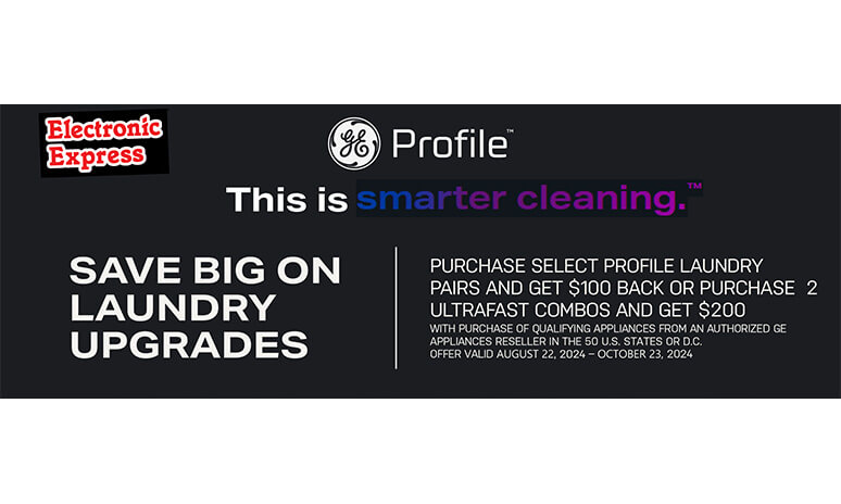 Rebates Image - GE Profile This is Smarter Cleaning