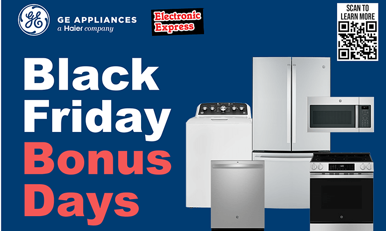 GE Appliances Black Friday Bonus Days Rebate Rebates Image