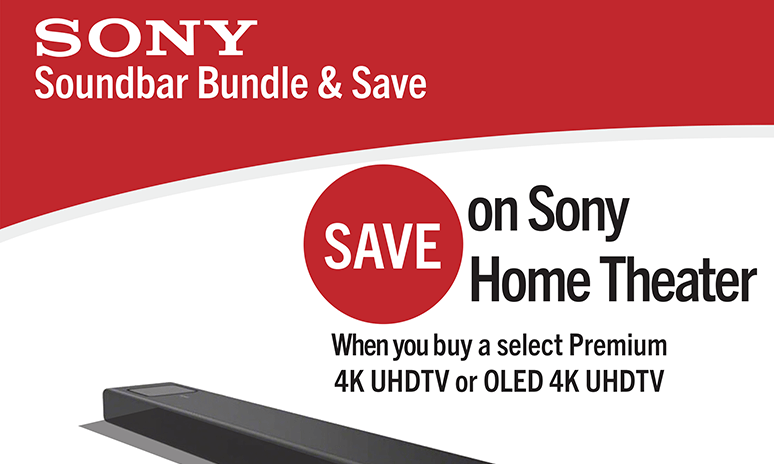 Sony Home Theater System Bundle & Save Rebates Image