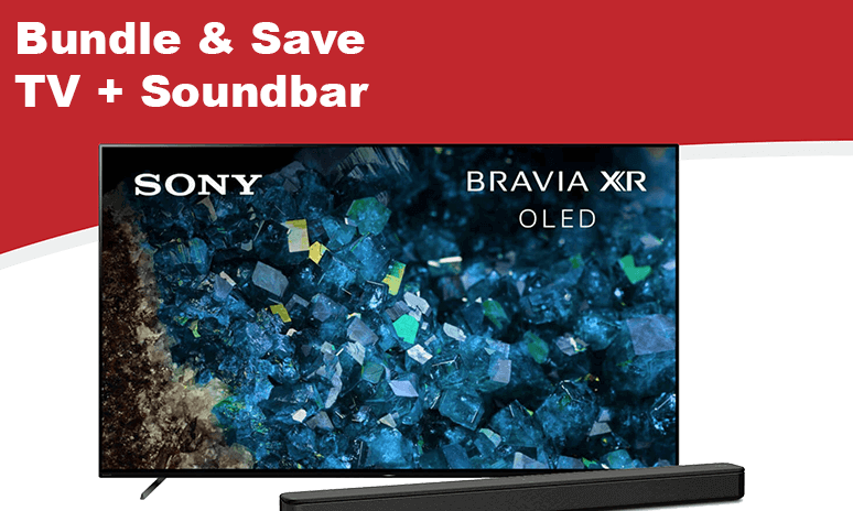 Rebates Image - TV + Soundbar Bundle & Save