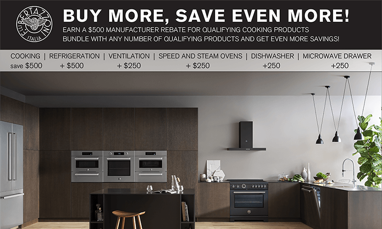 Rebates Image - Bertazzoni Buy More, Save Even More Rebate