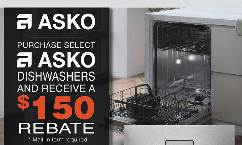 Rebates Image - Asko Dishwasher Rebate