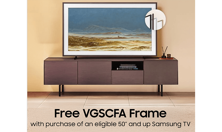 Rebates Image - Samsung Free Frame Rebate