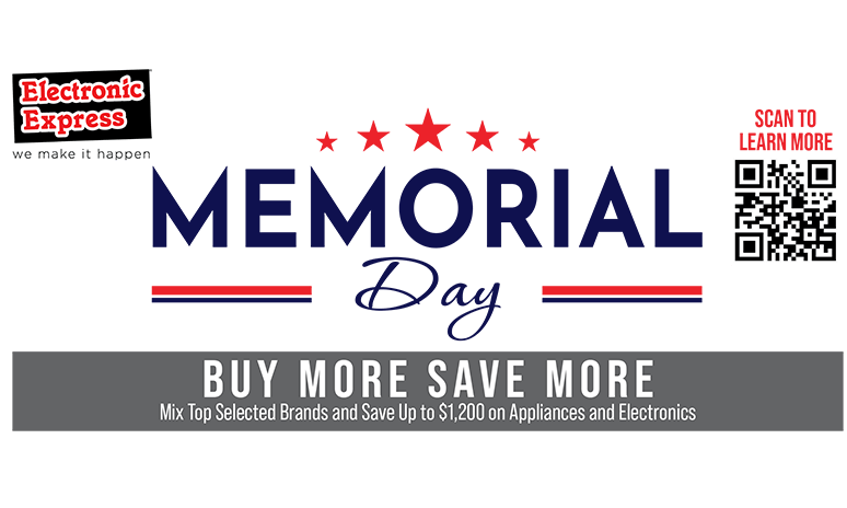 Rebates Image - Electronic Express Memorial Day Buy More Save More