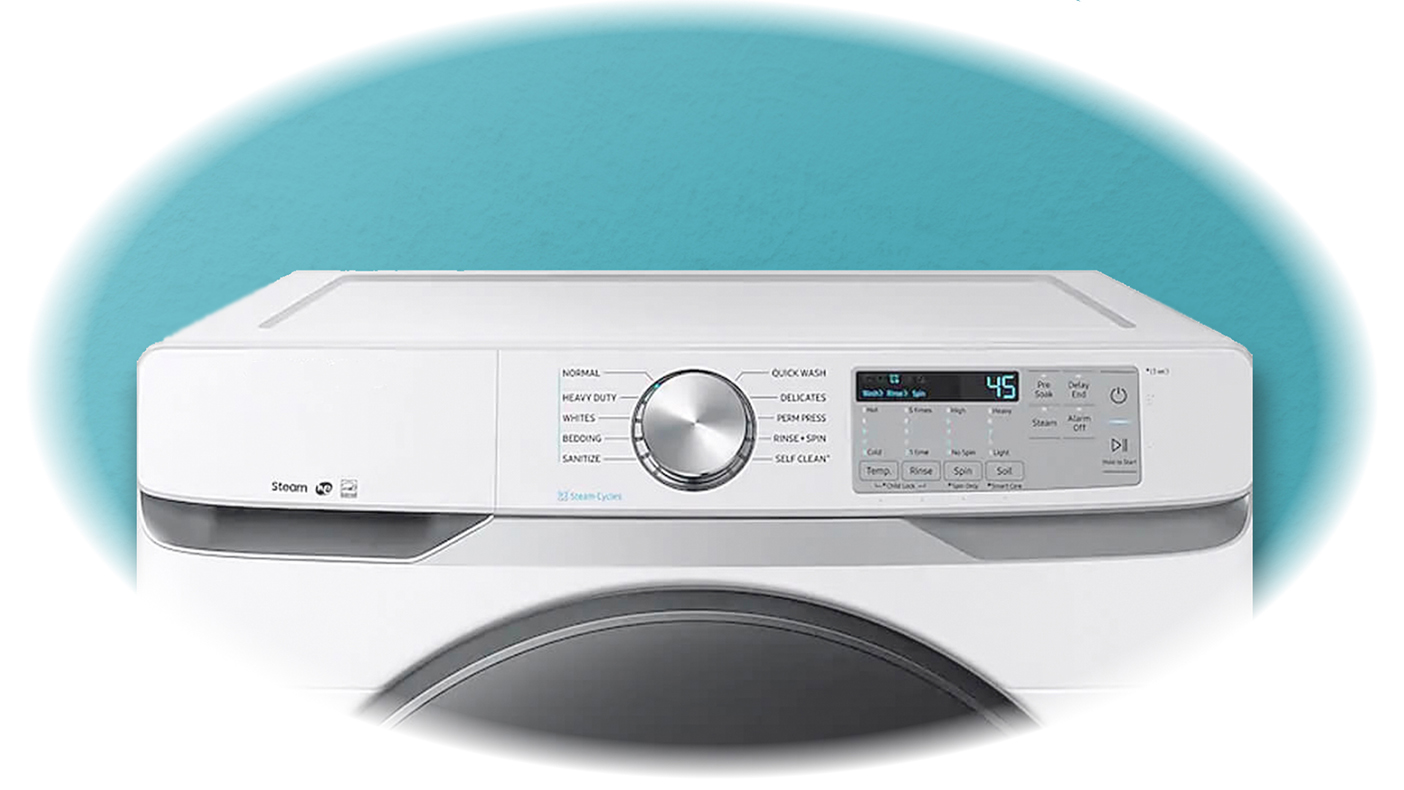 Washer control panel